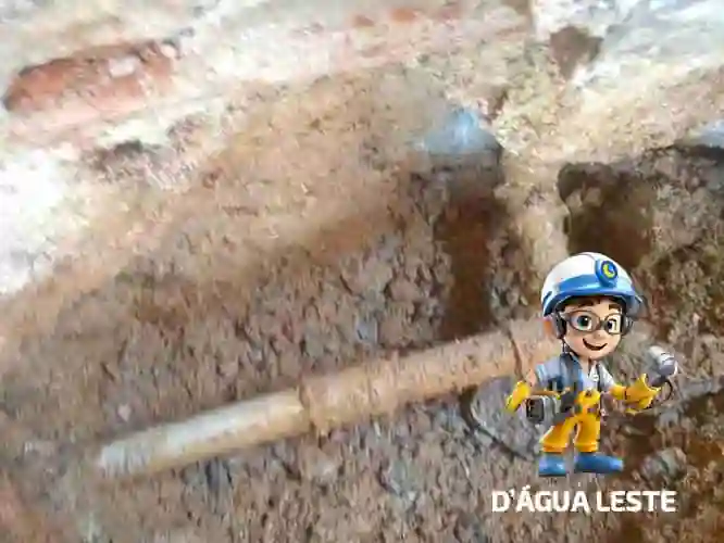 Caça vazamento Sabesp com laudo técnico D’água Leste