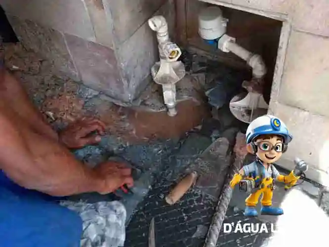 Identificação barata de vazamento de água no Ipiranga