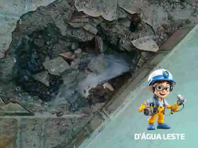 Caça vazamento na parede, solo, teto, laje e coluna D’água Leste