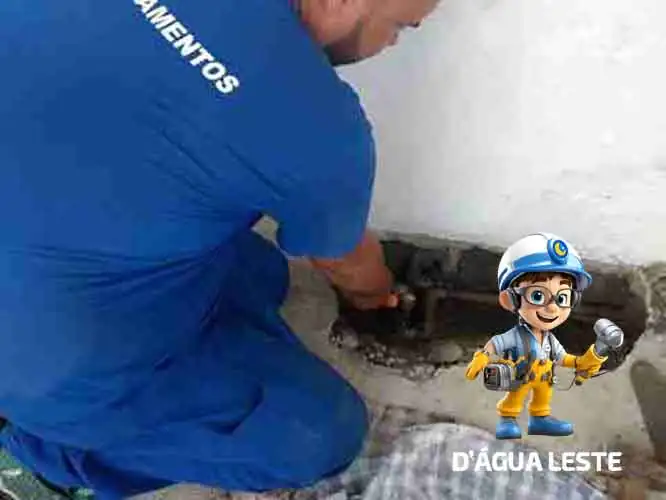 Detecção de vazamento de água com detector Geofone