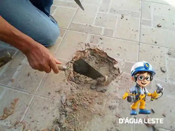 Infiltração e vazamentos para fatura elevada